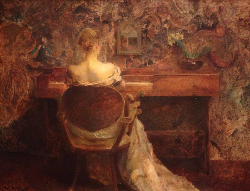 Thomas Dewing The Spinet Germany oil painting art